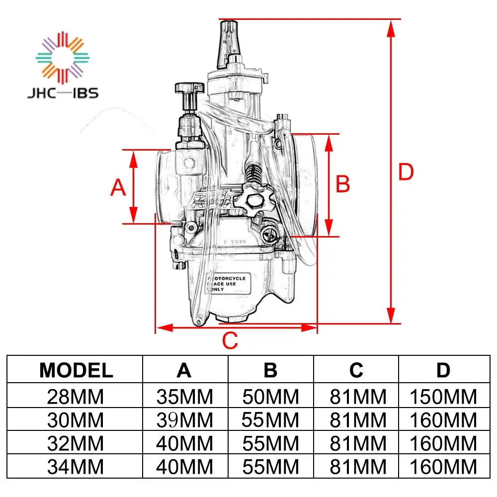 Универсальный карбюратор PWK 28 30 32 34 мм 2T 4T КАРБЮРАТОР Keihin Mikuni с мощной струей для