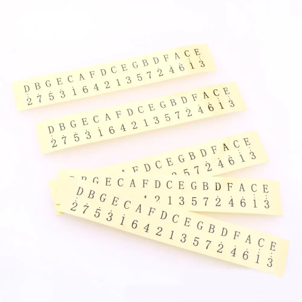 1pc 17 Keys Kalimba Thumb Piano Note Sticker Mbira Calimba Kalimba Keys Music Note Stickers for Beginner Musical Performance
1pc 17 Keys Kalimba Thumb Piano Note Sticker Mbira Calimba Kalimba Keys Music Note Stickers for Beginner Musical Performance