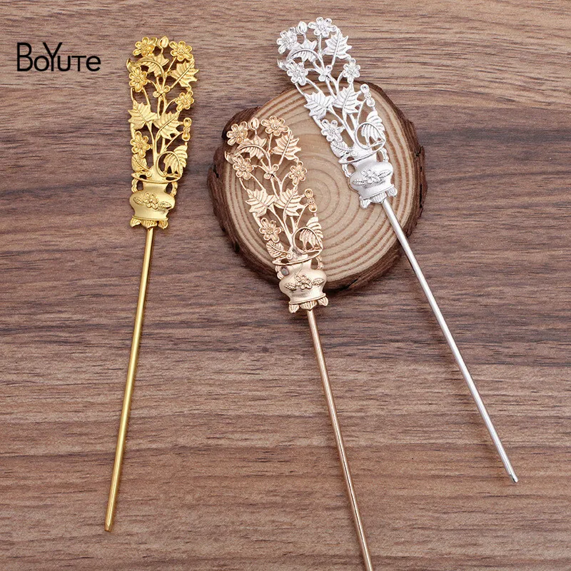 BoYuTe (5 Pieces/Lot) 23*67MM Metal Alloy Flower Hair Stick Hair Accessories Diy Handmade Vintage Jewelry Materials
BoYuTe (5 Pieces/Lot) 23*67MM Metal Alloy Flower Hair Stick Hair Accessories Diy Handmade Vintage Jewelry Materials