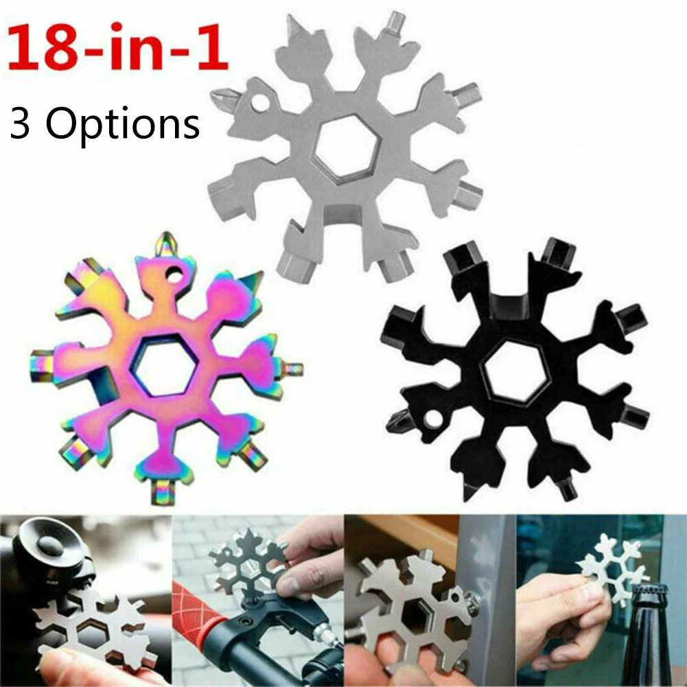 1 X 18 In1 Octagonal Snowflake Tool + 1 X Free Key Chain 18 In 1 Screwdriver Tool Multi-tool Portable Snowflake Shape Key-Chain
1 X 18 In1 Octagonal Snowflake Tool + 1 X Free Key Chain 18 In 1 Screwdriver Tool Multi-tool Portable Snowflake Shape Key-Chain