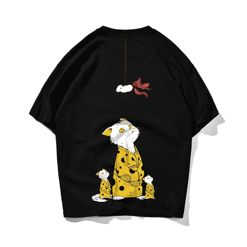 Hand Painted Buddhism White Cat Hip Hop Oversize T Shirt 2021 Men Streetwear Tshirt Short Sleeve Cotton Loose HipHop T-Shirt
Hand Painted Buddhism White Cat Hip Hop Oversize T Shirt 2021 Men Streetwear Tshirt Short Sleeve Cotton Loose HipHop T-Shirt