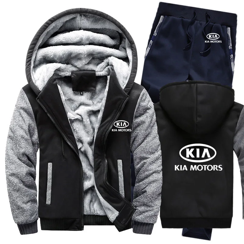 Мужской теплый флисовый спортивный костюм, куртка + штаны, с логотипом автомобиля, на молнии, зима 2021
Мужской теплый флисовый спортивный костюм, куртка + штаны, с логотипом автомобиля, на молнии, зима 2021