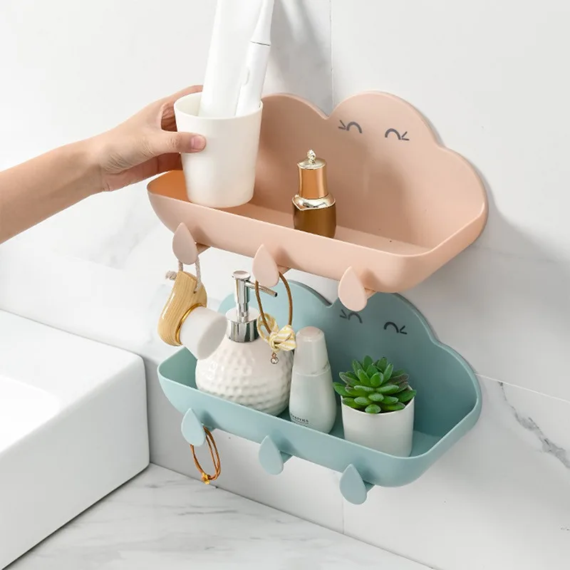 Wall-mounted Bathroom Storage Rack Soap Holder Shampoo Organizer Shower Gel Container Plastic Cosmetic Storage Boxes for Toliet
Wall-mounted Bathroom Storage Rack Soap Holder Shampoo Organizer Shower Gel Container Plastic Cosmetic Storage Boxes for Toliet