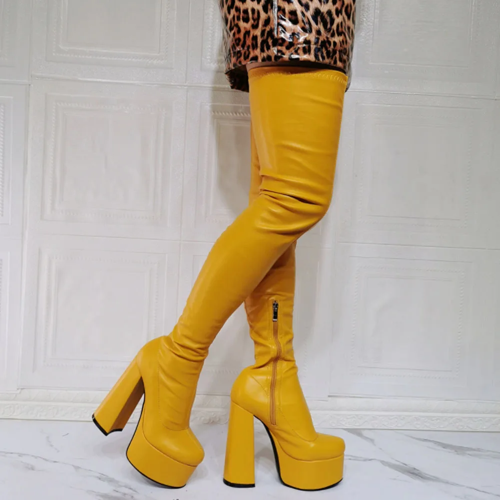 DORATASIA Sexy Zipper women's Boots Solid Over The Knee High Platform Thick Bottom High Heel Boots New Sexy Trendy Shoes
DORATASIA Sexy Zipper women's Boots Solid Over The Knee High Platform Thick Bottom High Heel Boots New Sexy Trendy Shoes