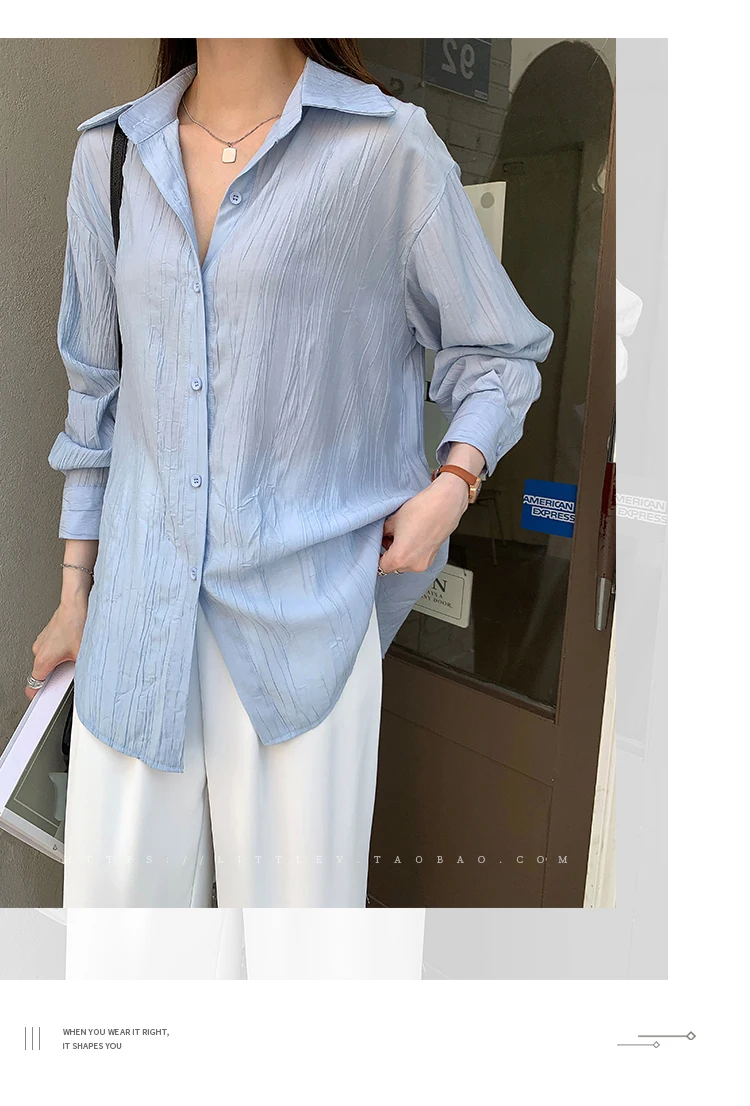 Houthion New Short Sleeve Blouse Lapel Loose Chiffon Top Solid Color High-end Comfortable Blouses Casual Fashion Summer Shirt
Houthion New Short Sleeve Blouse Lapel Loose Chiffon Top Solid Color High-end Comfortable Blouses Casual Fashion Summer Shirt