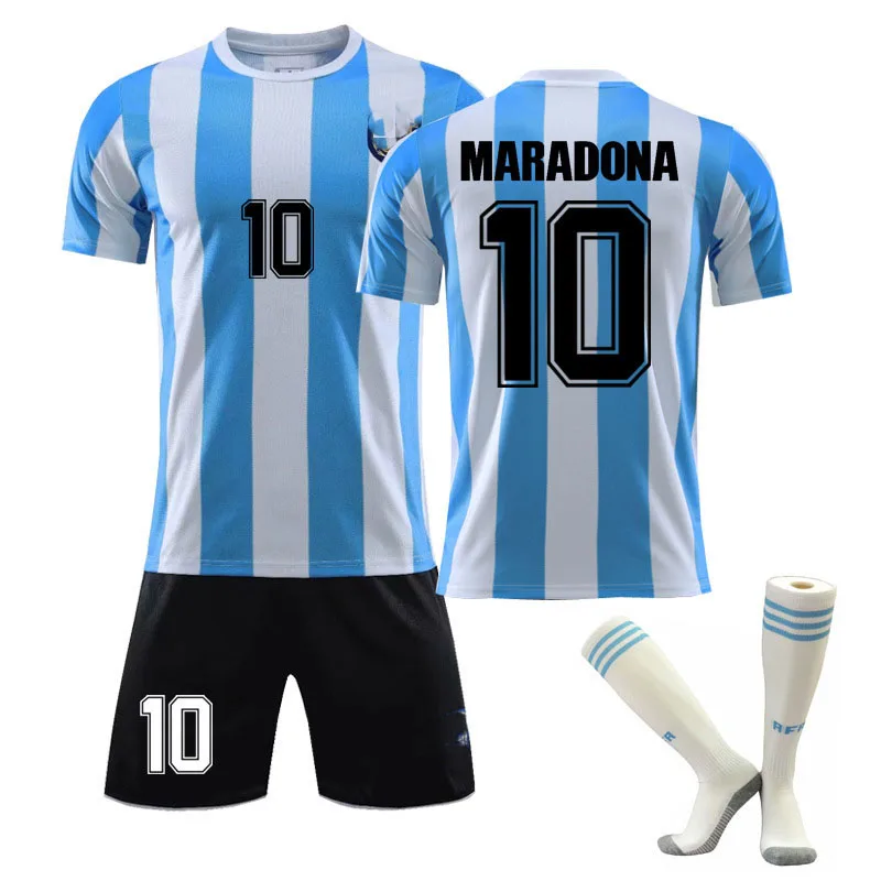 Maradona 10 Retro Vintage Suit Print Student T-Shirt Casual Summer Short Sleeve Men Boys Girls T Shirt Tees Kids T Shirt 
Maradona 10 Retro Vintage Suit Print Student T-Shirt Casual Summer Short Sleeve Men Boys Girls T Shirt Tees Kids T Shirt