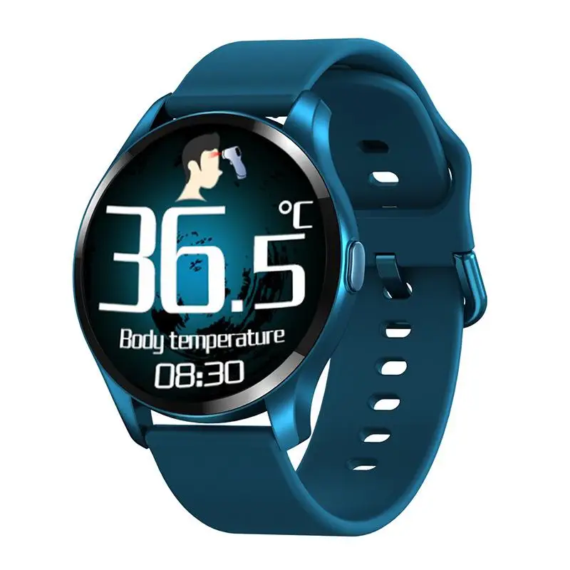 New Smart Bracelet T88 Temperature Monitoring Waterproof Full Round Screen Heart Rate and Blood Pressure Sports Running Watch
New Smart Bracelet T88 Temperature Monitoring Waterproof Full Round Screen Heart Rate and Blood Pressure Sports Running Watch