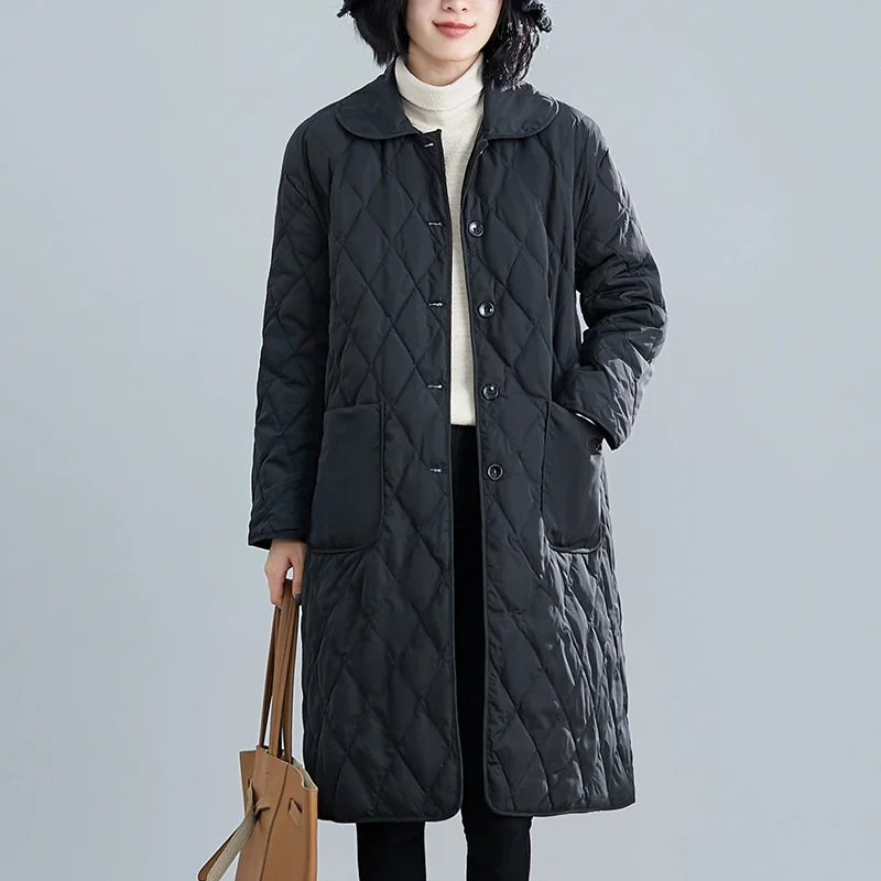 2021 Women Black Autumn Jackets Button Pockets Coats 2021 New Turn-down Collar Women Clothes Patchwork Warm Jackets Coats
2021 Women Black Autumn Jackets Button Pockets Coats 2021 New Turn-down Collar Women Clothes Patchwork Warm Jackets Coats