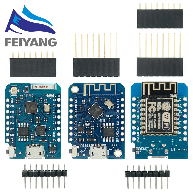 WeMos D1 Mini Pro V3.0 NodeMcu 4 Мб/16 Мб байт Lua WIFI Интернет вещей Плата развития ESP8266 CH340G Nodemcu