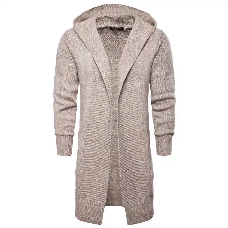 Autumn Cardigan Knitwear Men Casual Long Coat New Fashion Hooded Knitted Sweater Europe and America Sweatercoat Male
Autumn Cardigan Knitwear Men Casual Long Coat New Fashion Hooded Knitted Sweater Europe and America Sweatercoat Male