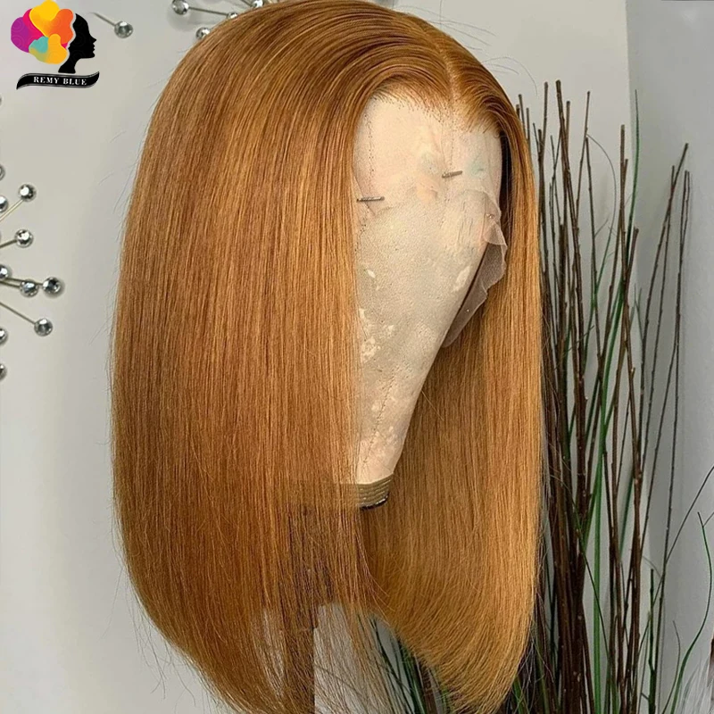 

Ginger Lace Front Wig Short Bob Wig 13×4 Lace Front Human Hair Wigs Pre-Plucked 99J Burgundy Lace Front Wig Brazilian Remy 180%