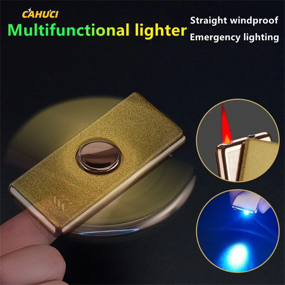 Multifunctional Windproof Metal Gas Lighter Torch Turbo Lighter With Emergency Light Cigarette Accessories Ignition BBQ Tools
Multifunctional Windproof Metal Gas Lighter Torch Turbo Lighter With Emergency Light Cigarette Accessories Ignition BBQ Tools