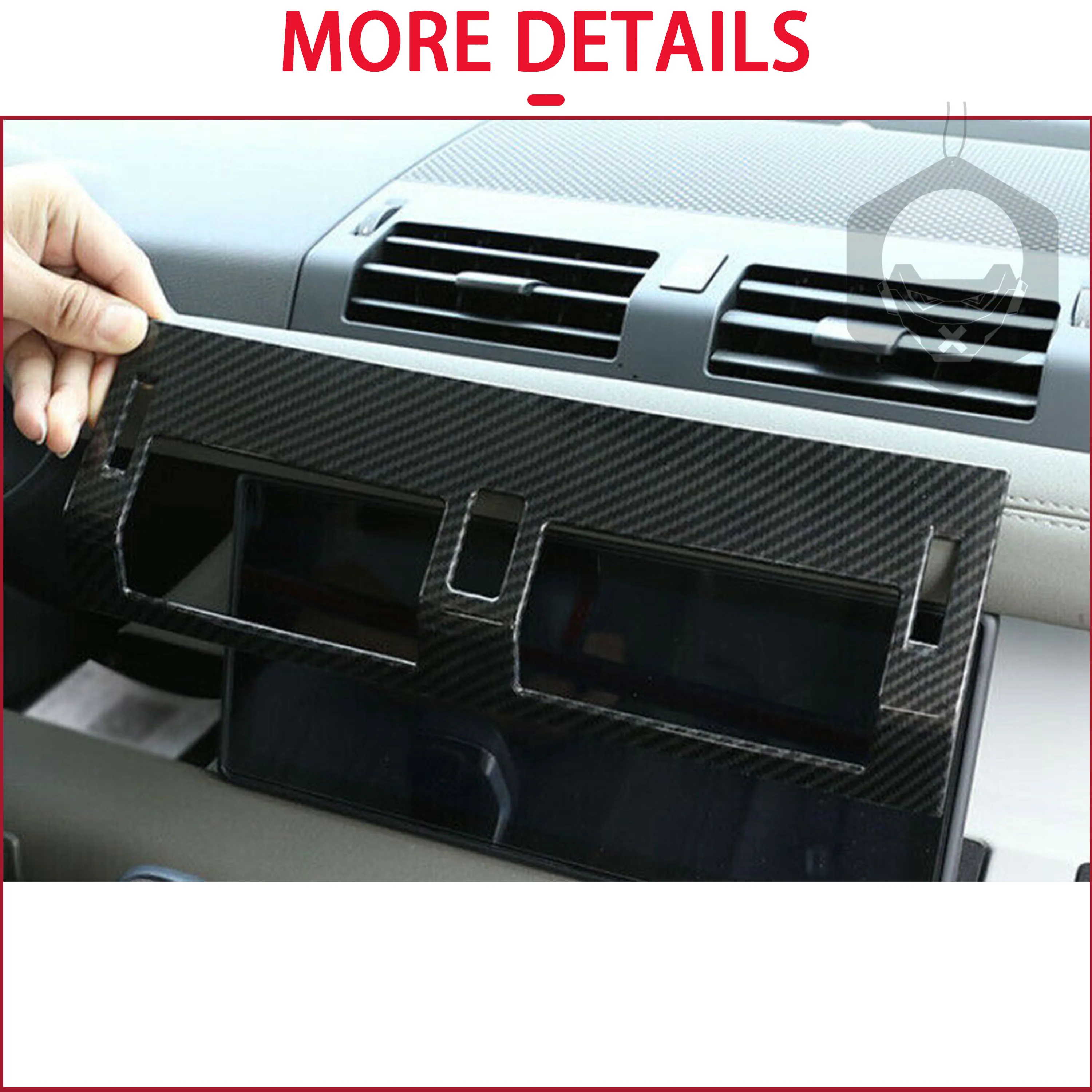 For Land Rover Defender 2020 Central Control Air Outlet Frame Cover Paste Style Real Carbon Fiber Decorative Accessories Black
For Land Rover Defender 2020 Central Control Air Outlet Frame Cover Paste Style Real Carbon Fiber Decorative Accessories Black