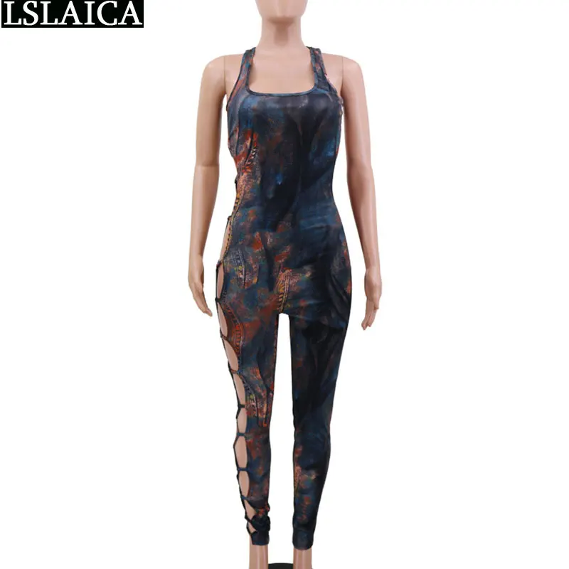 Sexy Bodycon One Piece Jumpsuit for Women 2020 Sleeveless Hollow Out Romper Plus Size Fashion Mesh Bodysuit Party Clubwear
Sexy Bodycon One Piece Jumpsuit for Women 2020 Sleeveless Hollow Out Romper Plus Size Fashion Mesh Bodysuit Party Clubwear