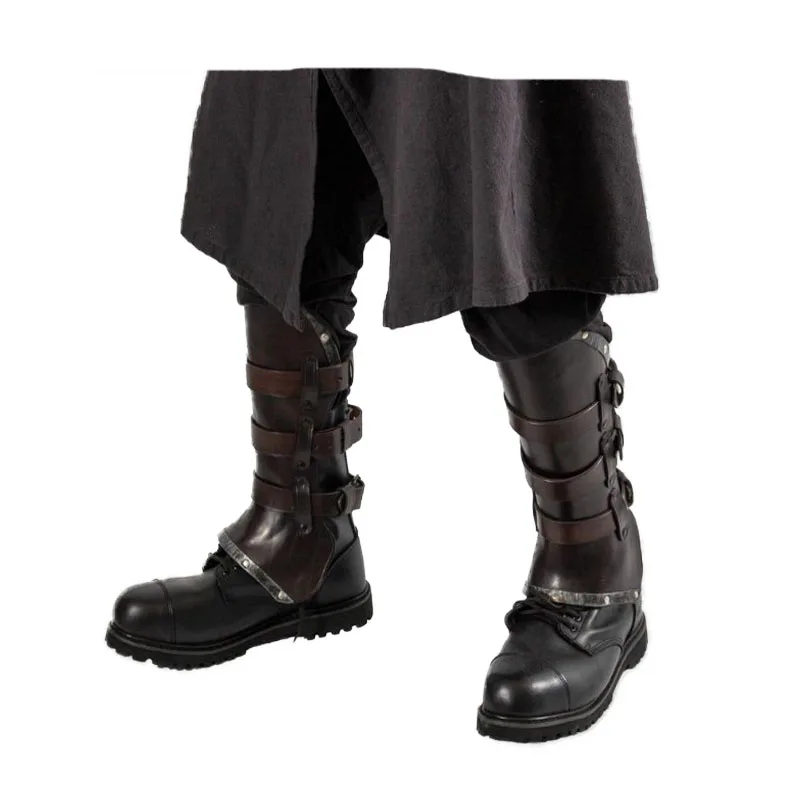 Medieval Steampunk Costume Accessory Viking Knight Leg Armor Larp Greave Gaiter Men Women Half Chaps Leather Boot Shoe Cover Kit
Medieval Steampunk Costume Accessory Viking Knight Leg Armor Larp Greave Gaiter Men Women Half Chaps Leather Boot Shoe Cover Kit