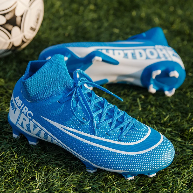 Hot sale men's professional training lawn high ankle long nails broken nails football shoes non-slip couple competition shoes
Hot sale men's professional training lawn high ankle long nails broken nails football shoes non-slip couple competition shoes