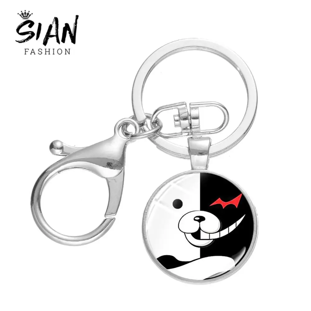 Азиатских Прохладный аниме Рисунок Косплэй тема брелок Danganronpa: Trigger Happy Havoc Monokuma