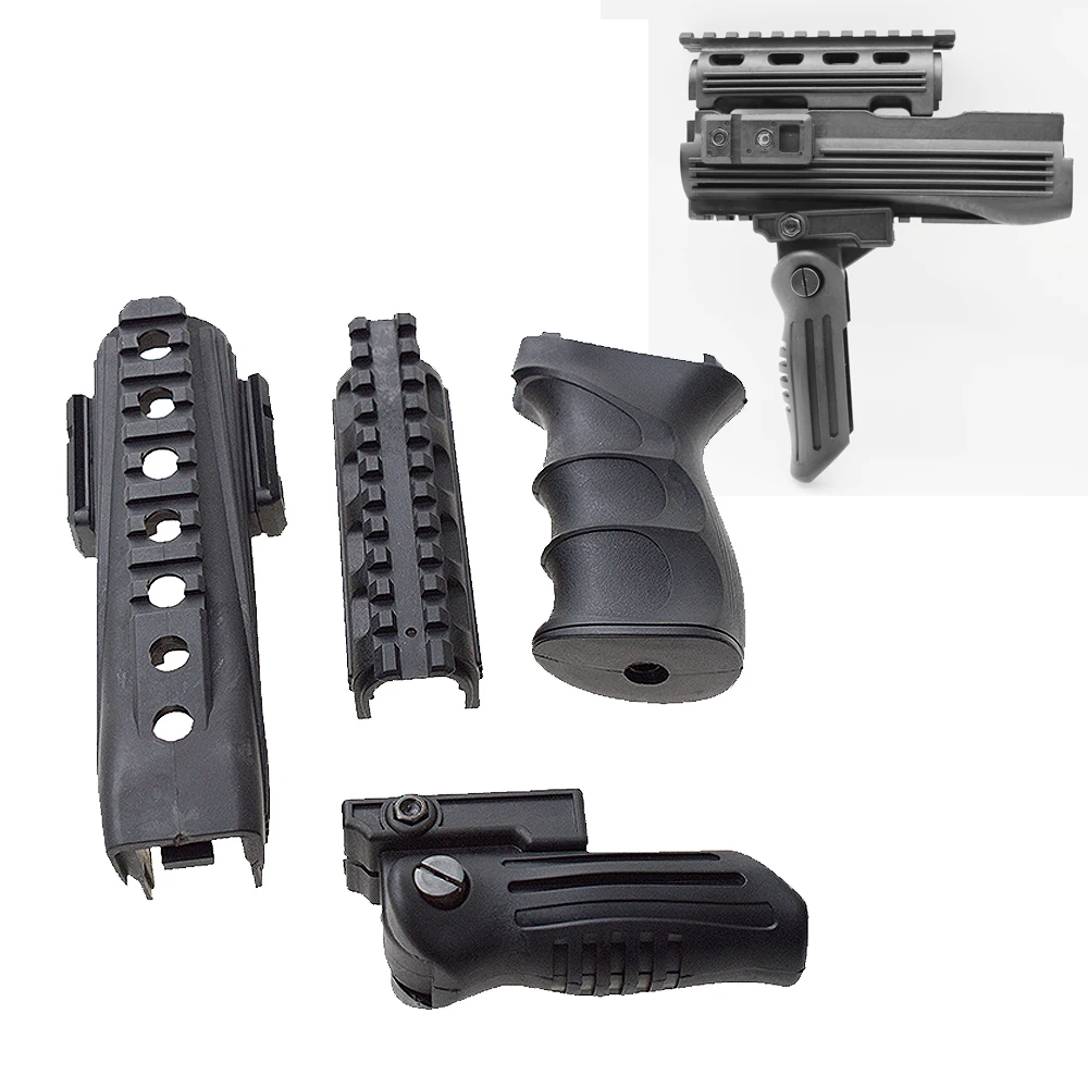 

Tactical AK 74 Handguards 20mm Rail AK74 AK Upper lower Picatinny Rails Vertical Grip ABS Handle Foregrip hunting accessories