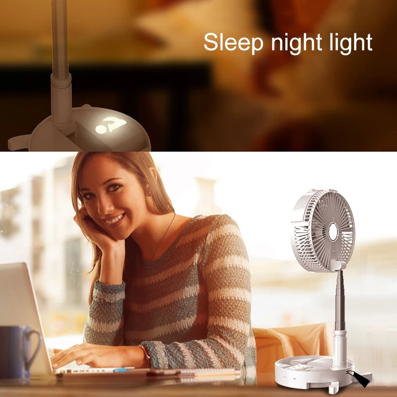 Portable Table Standing Adjustable Telescopic Fan 3 Speeds USB Rechargeable Air Cooler Desktop Stand CANQ889
Portable Table Standing Adjustable Telescopic Fan 3 Speeds USB Rechargeable Air Cooler Desktop Stand CANQ889