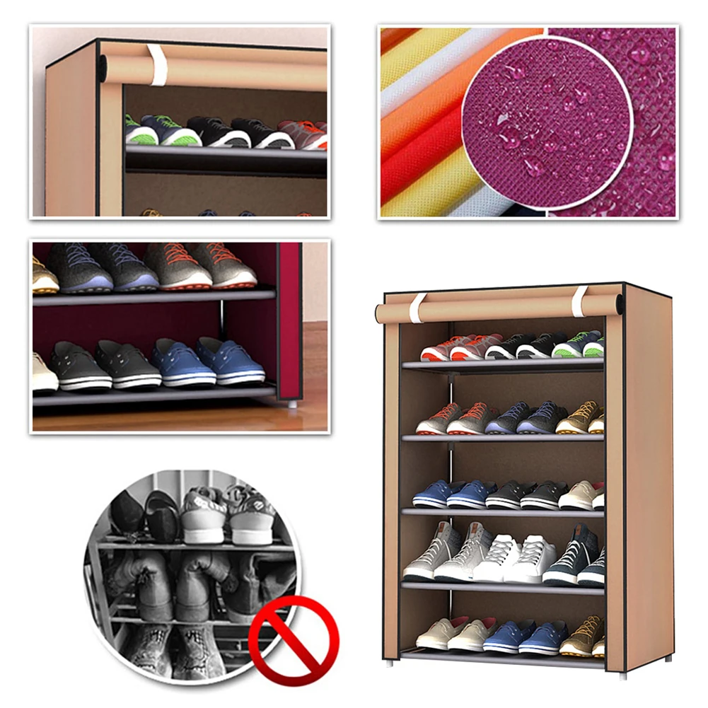 Multi Tiers Dust Proof Portable Steel Stackable Storage Non-Woven Fabric Shoe Stands Organizer Closet Home Holder Shelf Cabinet
Multi Tiers Dust Proof Portable Steel Stackable Storage Non-Woven Fabric Shoe Stands Organizer Closet Home Holder Shelf Cabinet