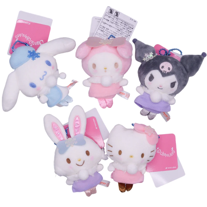 10 см Мультяшные плюшевые игрушки зимняя Снежинка Kuromi Melody Cinnamorol KT Cat Аниме Кукла искусственная кукла кулон подарки для девочек
10 см Мультяшные плюшевые игрушки зимняя Снежинка Kuromi Melody Cinnamorol KT Cat Аниме Кукла искусственная кукла кулон подарки для девочек