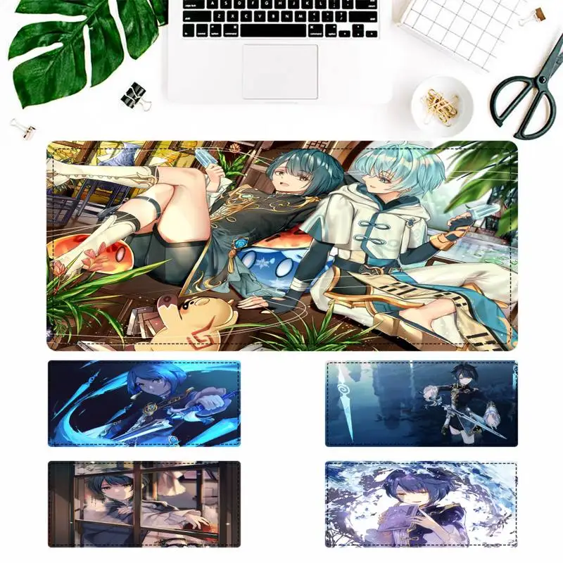Large XXL Genshin Xingqiu Gaming Mouse Pad Laptop PC Computer Mause Pad Desk Mat For Big Gaming Mouse Mat For Overwatch/CS GO
Large XXL Genshin Xingqiu Gaming Mouse Pad Laptop PC Computer Mause Pad Desk Mat For Big Gaming Mouse Mat For Overwatch/CS GO