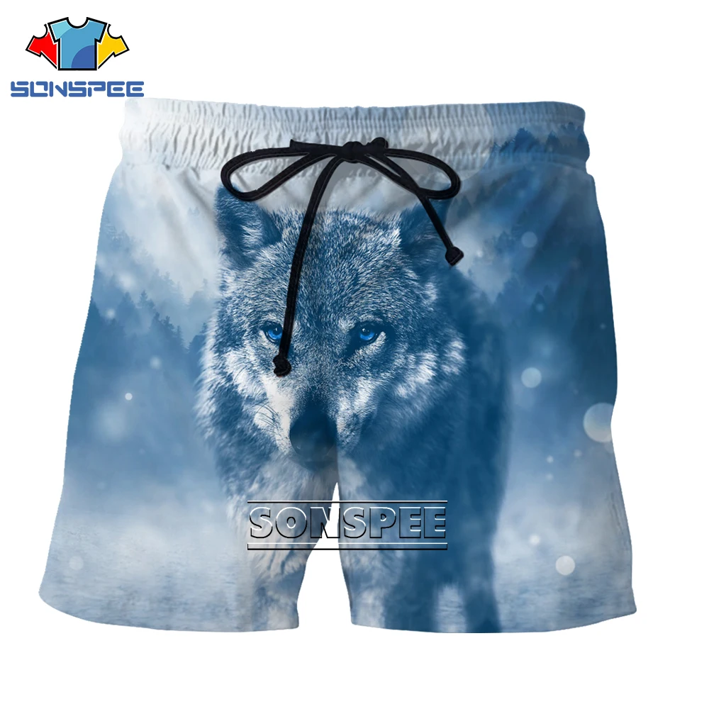 SONSPEE 3D Animal Wolf Pattern Printed Shorts Summer Men's Loose Trend Fashion Street Shorts Casual Sports Style Men's Clothing
SONSPEE 3D Animal Wolf Pattern Printed Shorts Summer Men's Loose Trend Fashion Street Shorts Casual Sports Style Men's Clothing