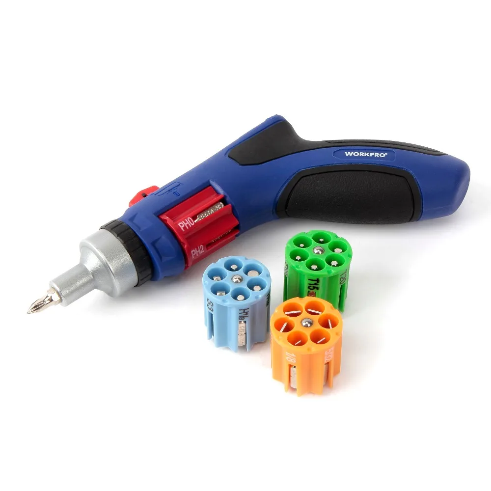 WORKPRO 24 IN 1 Auto Loading Ratchet Screwdriver gun type with Easy Change Multiple size screwdriver bits for all applications
WORKPRO 24 IN 1 Auto Loading Ratchet Screwdriver gun type with Easy Change Multiple size screwdriver bits for all applications