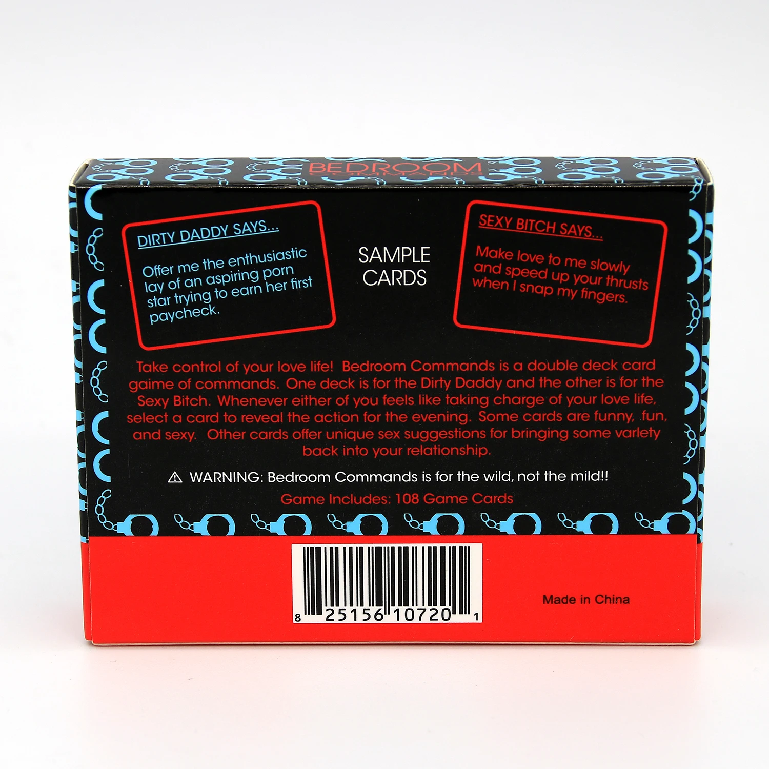 BEDROOM COMMANDS Bed Room Bedroom Commands Adult Card Game Risque Fun 108 Cards Hen Party Valentines Day 
BEDROOM COMMANDS Bed Room Bedroom Commands Adult Card Game Risque Fun 108 Cards Hen Party Valentines Day