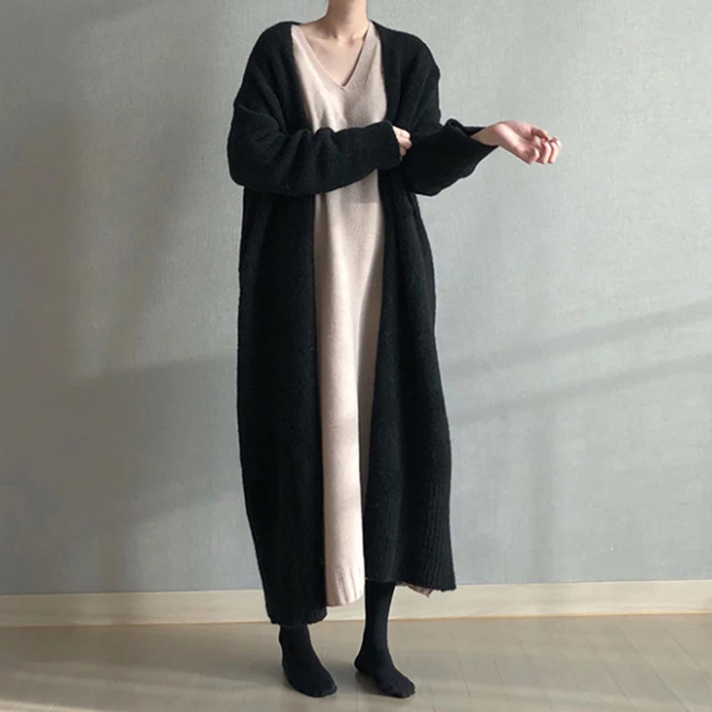 Lucyever Autumn Winter Long Sweater Cardigan Women Thick Knitted Long Sleeve Jumper Woman Casual Open Stitch Loose Coat Ladies
Lucyever Autumn Winter Long Sweater Cardigan Women Thick Knitted Long Sleeve Jumper Woman Casual Open Stitch Loose Coat Ladies
