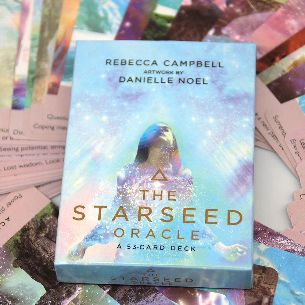 53 Card Deck The Starseed Oracle and Guidebook Deck Tarot Cards Game Toy Fortune Telling Divination Book Sets Bag Cloth
53 Card Deck The Starseed Oracle and Guidebook Deck Tarot Cards Game Toy Fortune Telling Divination Book Sets Bag Cloth
