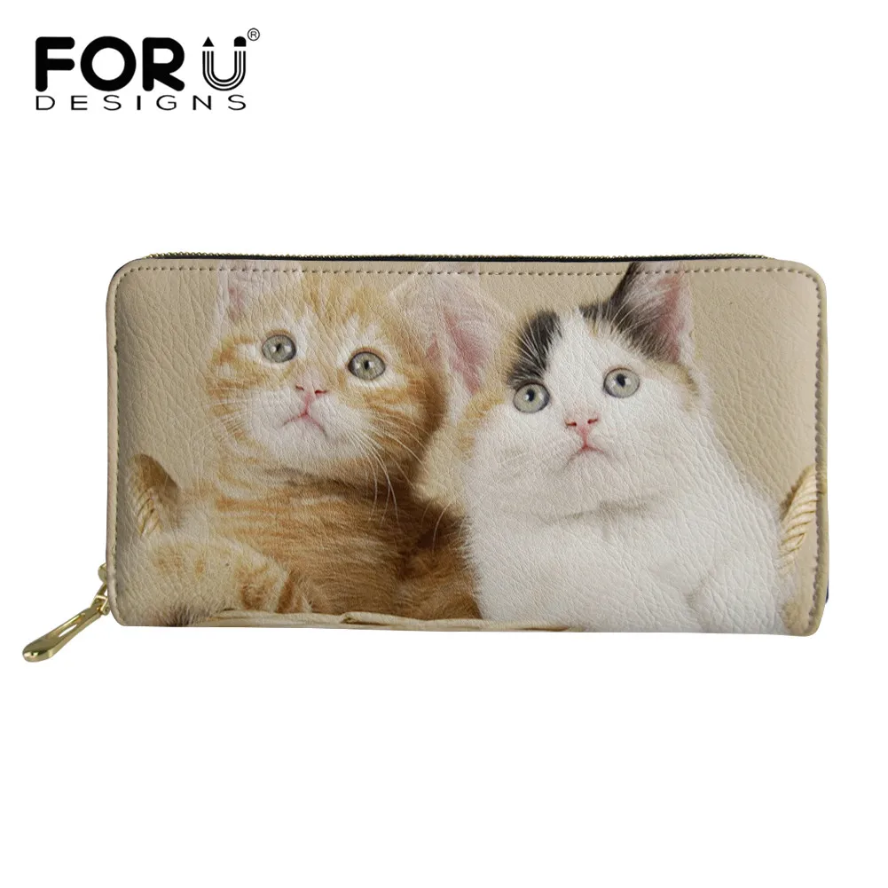 FORUDESIGNS 3D Cute Animal Cat Pattern Female Leather Long Wallet Party Clutch Bag Female Pu Waterproof Coin Money Purse Mujer
FORUDESIGNS 3D Cute Animal Cat Pattern Female Leather Long Wallet Party Clutch Bag Female Pu Waterproof Coin Money Purse Mujer