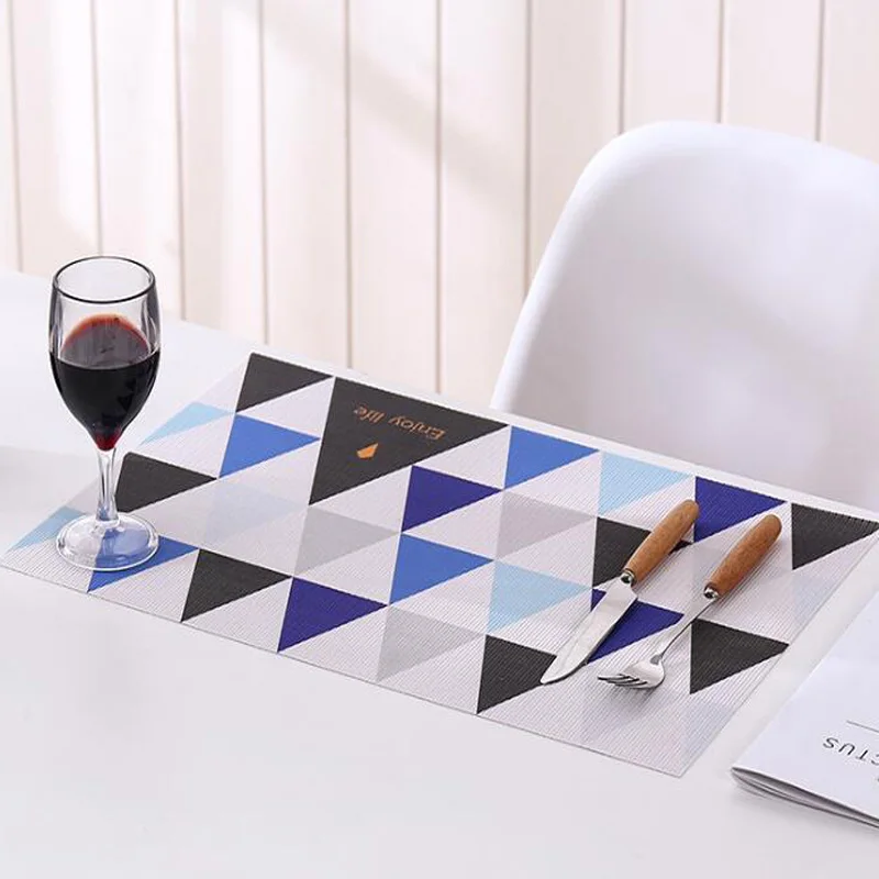 2pcs/pack 45x30cm Geometric Placemats PVC Printed Tablewares Mat Pad Table Decoration Ins Hot
2pcs/pack 45x30cm Geometric Placemats PVC Printed Tablewares Mat Pad Table Decoration Ins Hot