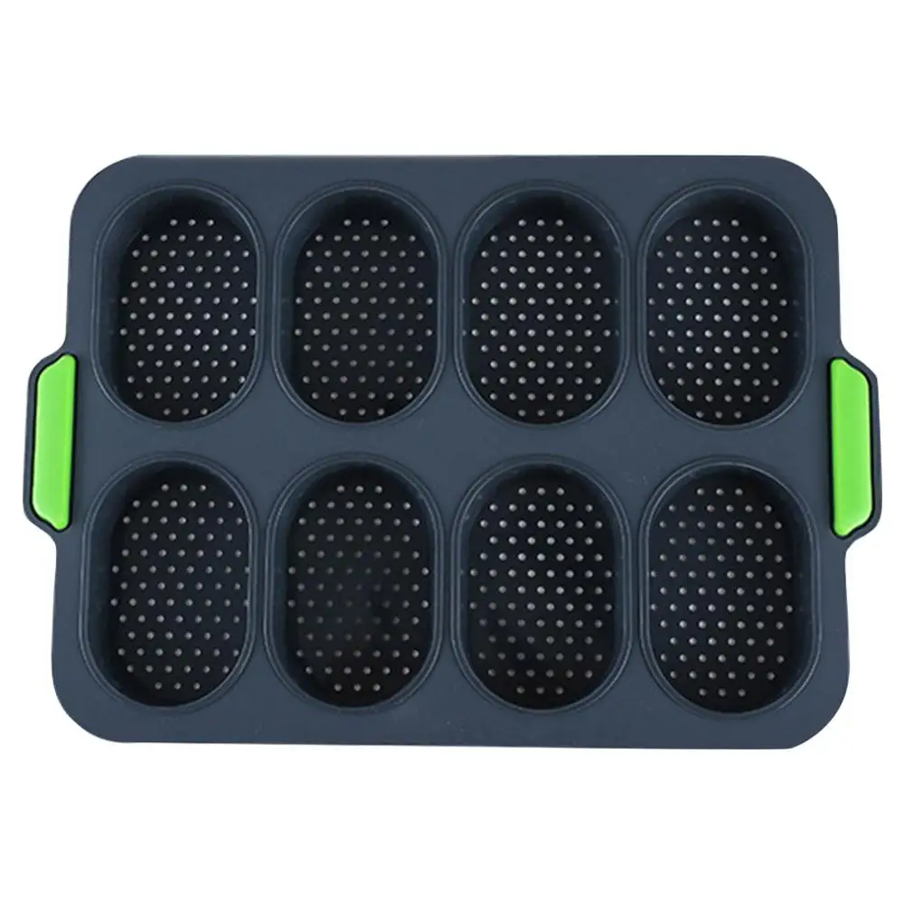 Mini Baguette Baking Tray,Non-Stick Perforated Pan-Bread Crisping Tray,DIY 8Grid Rectangular Bread Baking Mold Bakeware Tools
Mini Baguette Baking Tray,Non-Stick Perforated Pan-Bread Crisping Tray,DIY 8Grid Rectangular Bread Baking Mold Bakeware Tools