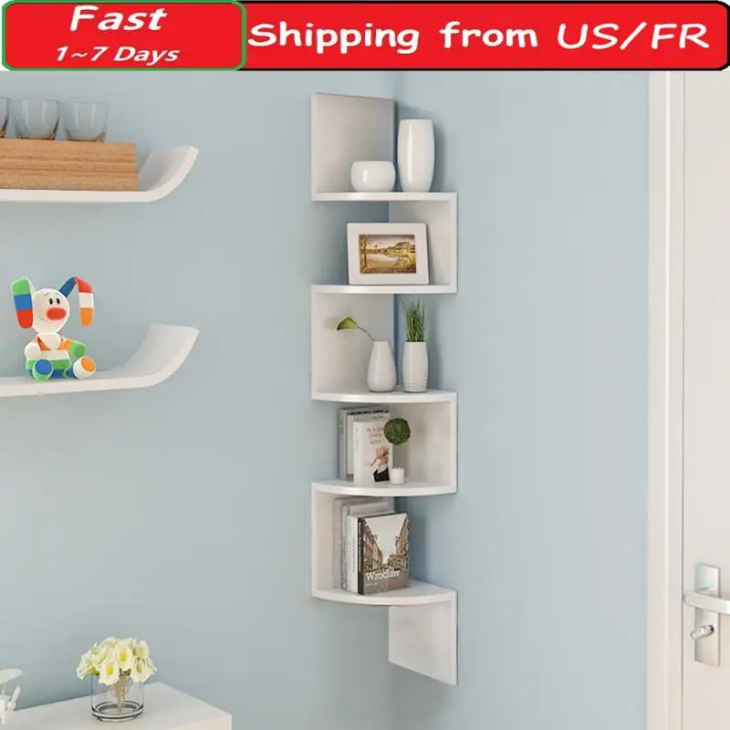 5-Layer Storage Organizer Wall Mounted Corner Shelves Zig Zag Wall Mount Corner Rack Wooden Display Shelves Home Decor HWC
5-Layer Storage Organizer Wall Mounted Corner Shelves Zig Zag Wall Mount Corner Rack Wooden Display Shelves Home Decor HWC