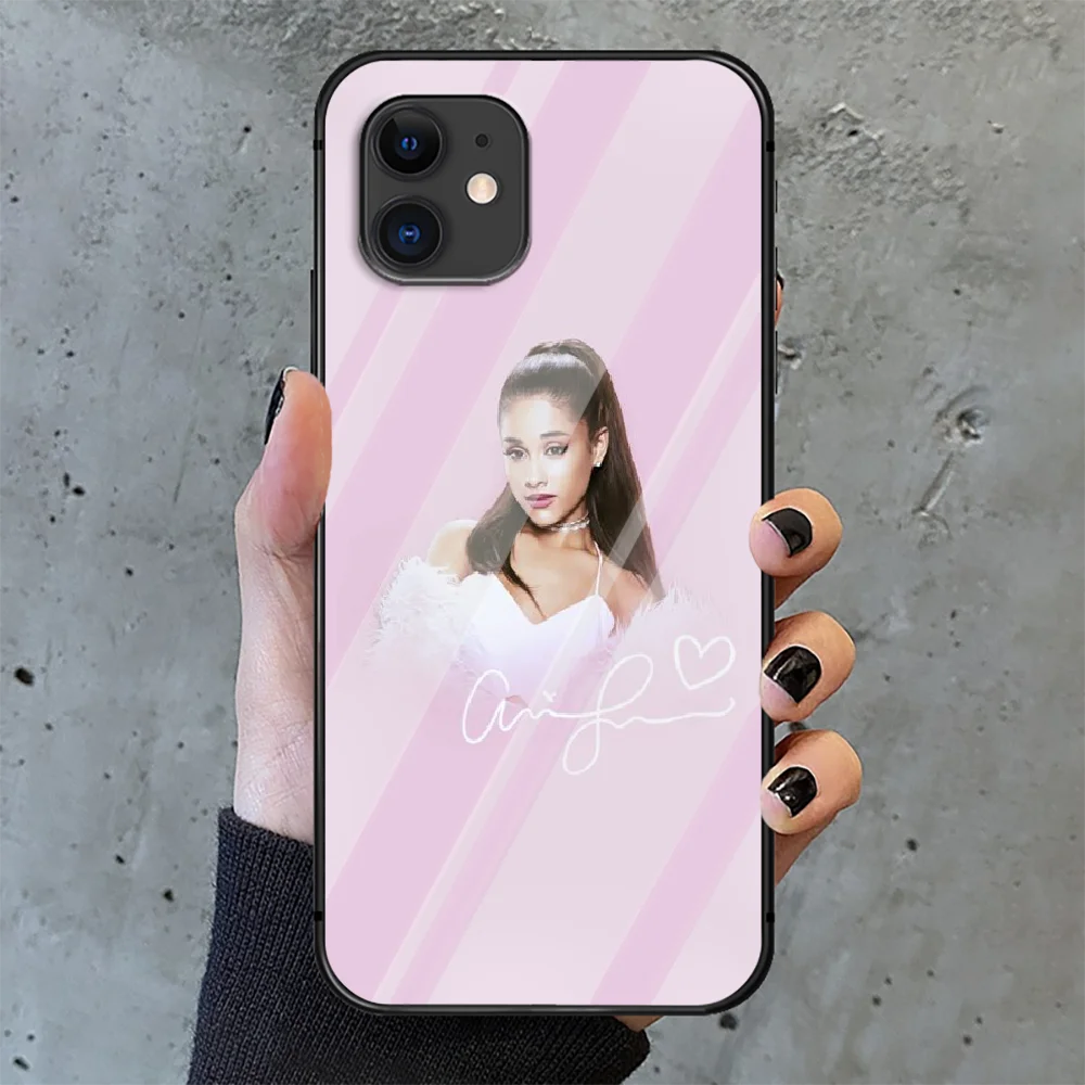 Singer Ariana Grande Phone Tempered Glass Case Cover For IPhone 6 6S 7 8 11 12 X Xr Xs Se 2020 Pro Max Plus Mini Prime Bumper
Singer Ariana Grande Phone Tempered Glass Case Cover For IPhone 6 6S 7 8 11 12 X Xr Xs Se 2020 Pro Max Plus Mini Prime Bumper