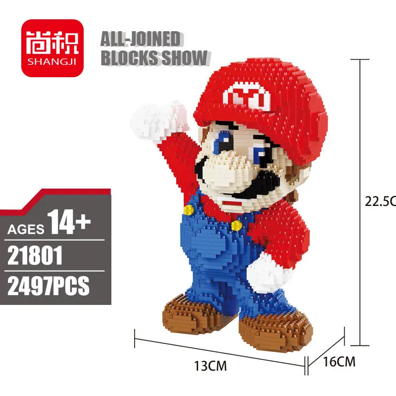 Mariooed Family Micro Building Blocks Super Mariooed Luigied Yoshied Anime Figure Classic Game 3D Model Mini Bricks Kids Toys
Mariooed Family Micro Building Blocks Super Mariooed Luigied Yoshied Anime Figure Classic Game 3D Model Mini Bricks Kids Toys