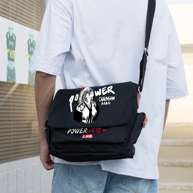 Anime Chainsaw Man Makima Power Denji Cartoon Messenger Bag Cosplay Satchel Casual Fashion Schoolbag Oxford Cloth Shoulder Bag
Anime Chainsaw Man Makima Power Denji Cartoon Messenger Bag Cosplay Satchel Casual Fashion Schoolbag Oxford Cloth Shoulder Bag