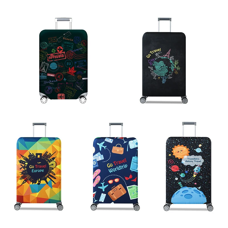 Thicken Luggage Covers Suitcase Elastic Protective Cover Travel Accessorie Trolley Baggage Cover For 18-32 inch Suitcase Case 
Thicken Luggage Covers Suitcase Elastic Protective Cover Travel Accessorie Trolley Baggage Cover For 18-32 inch Suitcase Case