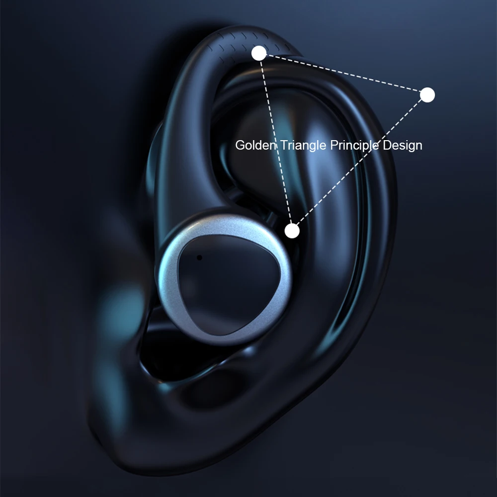 TWS-наушники с крючком Bluetooth V5.1 беспроводная Спортивная гарнитура шумоподавлением