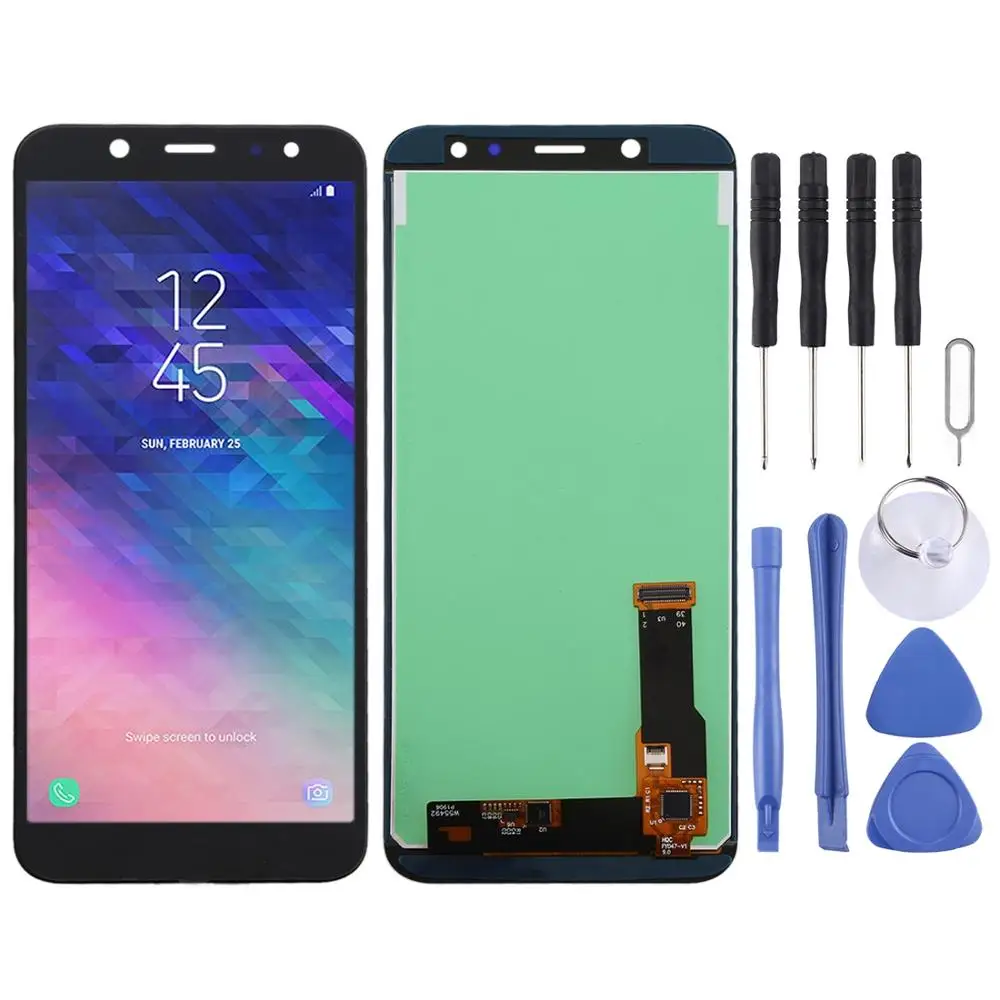 For Galaxy A6 (2018) A600F LCD Screen and Digitizer Full Assembly TFT Material(Black)
For Galaxy A6 (2018) A600F LCD Screen and Digitizer Full Assembly TFT Material(Black)