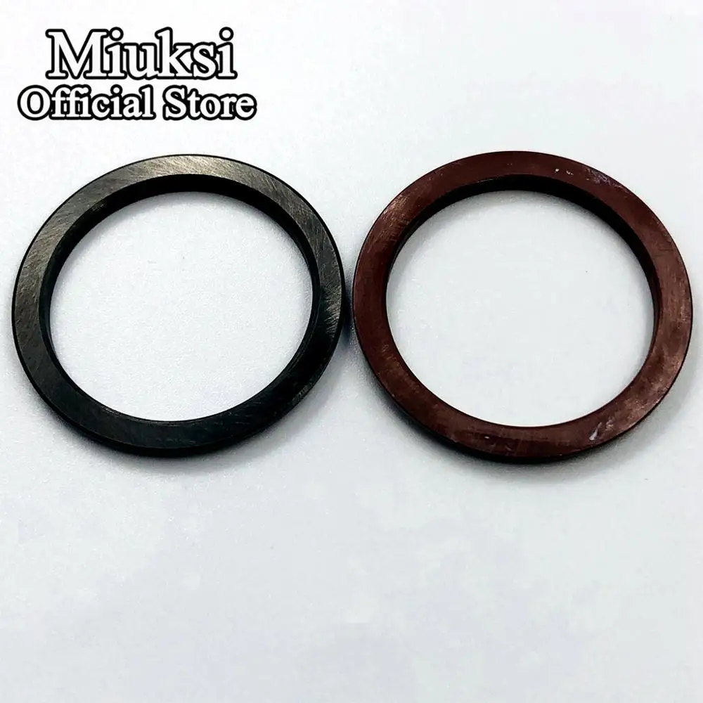 Miuksi high quality 39mm black coffee ceramic watch bezel insert mens watch bezel 
Miuksi high quality 39mm black coffee ceramic watch bezel insert mens watch bezel