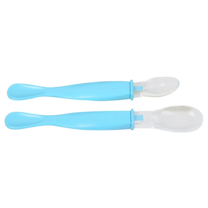 2pcs Soft Head Utensils Children Silicone Baby Spoon Sets Baby Silicone Feeding Safety Feeder for kids and fork set spoons 
2pcs Soft Head Utensils Children Silicone Baby Spoon Sets Baby Silicone Feeding Safety Feeder for kids and fork set spoons