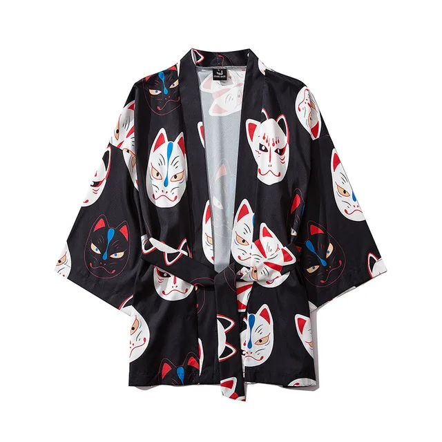 Women Print Kimono Cardigan Cardigan Shirt Japanese Kimono Gown Female Blouse Yukata Men Haori Obi Clothes Samurai Clothing
Women Print Kimono Cardigan Cardigan Shirt Japanese Kimono Gown Female Blouse Yukata Men Haori Obi Clothes Samurai Clothing