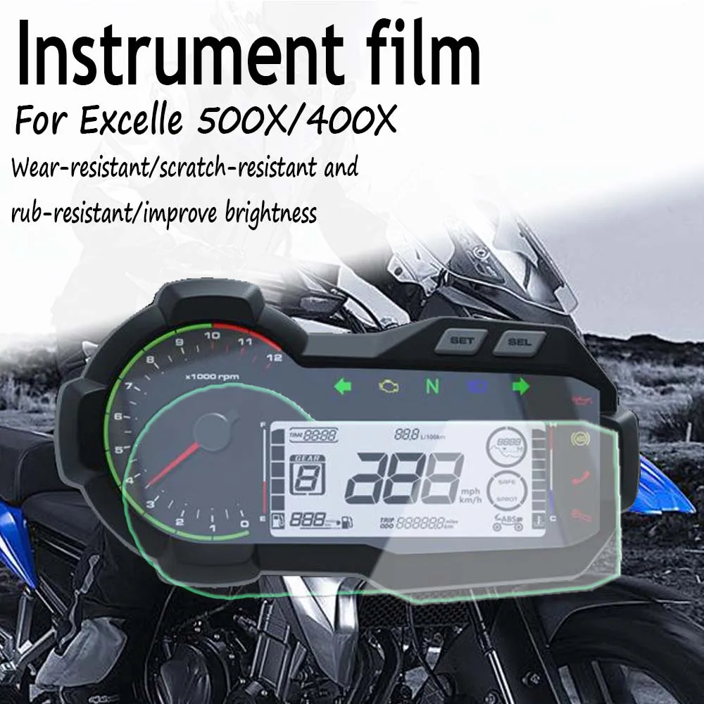 For Excelle 500X 400X Motorcycle Dashboard Anti-Scratch Instrument Film Protective Film
For Excelle 500X 400X Motorcycle Dashboard Anti-Scratch Instrument Film Protective Film
