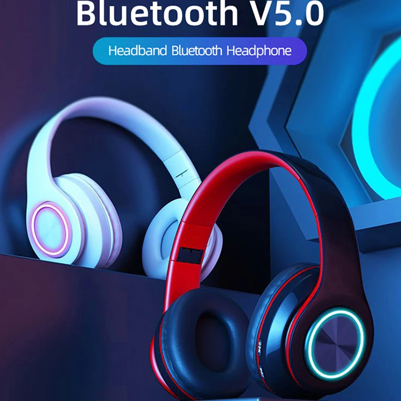 Bluetooth-наушники Wireles складные цветные с шумоподавлением | Электроника