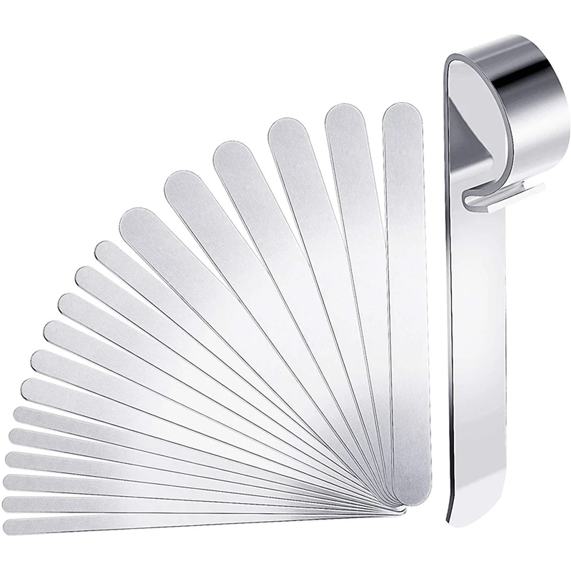 19 Pieces Stainless Steel Bracelet Blank with Bracelet Bending DIY Bracelet Blank Making Adjustable Cuff Bangle Blank
19 Pieces Stainless Steel Bracelet Blank with Bracelet Bending DIY Bracelet Blank Making Adjustable Cuff Bangle Blank