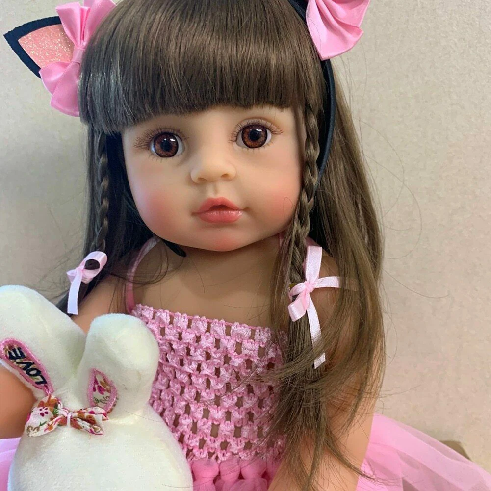 55cm Full Body Waterproof Reborn Baby Doll Birthday Gift DIY Realistic Kids Toy Non Toxic With Clothes Toddler Girl Lifelike
55cm Full Body Waterproof Reborn Baby Doll Birthday Gift DIY Realistic Kids Toy Non Toxic With Clothes Toddler Girl Lifelike
