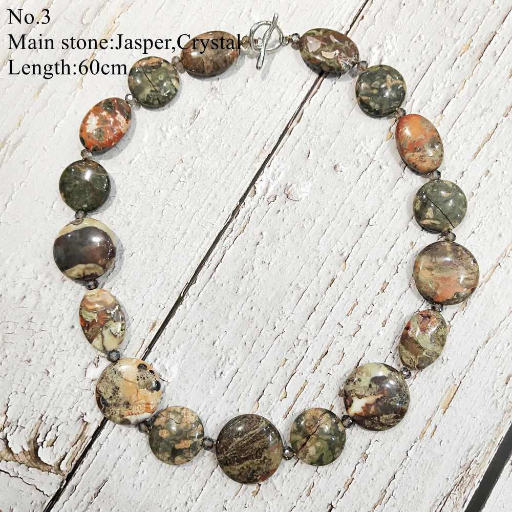 LiiJi Unique Stocksale Necklace Earth color Jaspers Necklace Only 1PCS each stock
LiiJi Unique Stocksale Necklace Earth color Jaspers Necklace Only 1PCS each stock