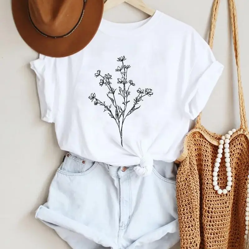 Women Cartoon Lovely 90s Style Plant Trend Cute Style Fashion Summer Lady Print Tee Graphic T Top Female Tshirts Clothes T-Shirt
Women Cartoon Lovely 90s Style Plant Trend Cute Style Fashion Summer Lady Print Tee Graphic T Top Female Tshirts Clothes T-Shirt
